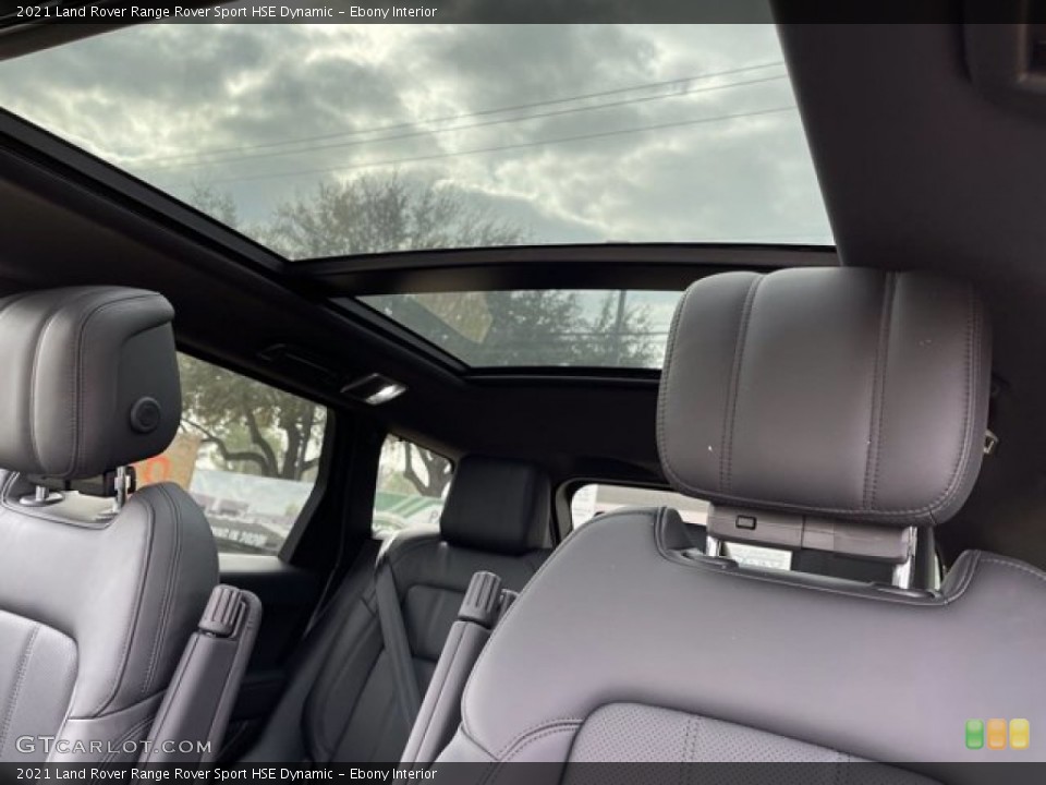 Ebony Interior Sunroof for the 2021 Land Rover Range Rover Sport HSE Dynamic #140987820