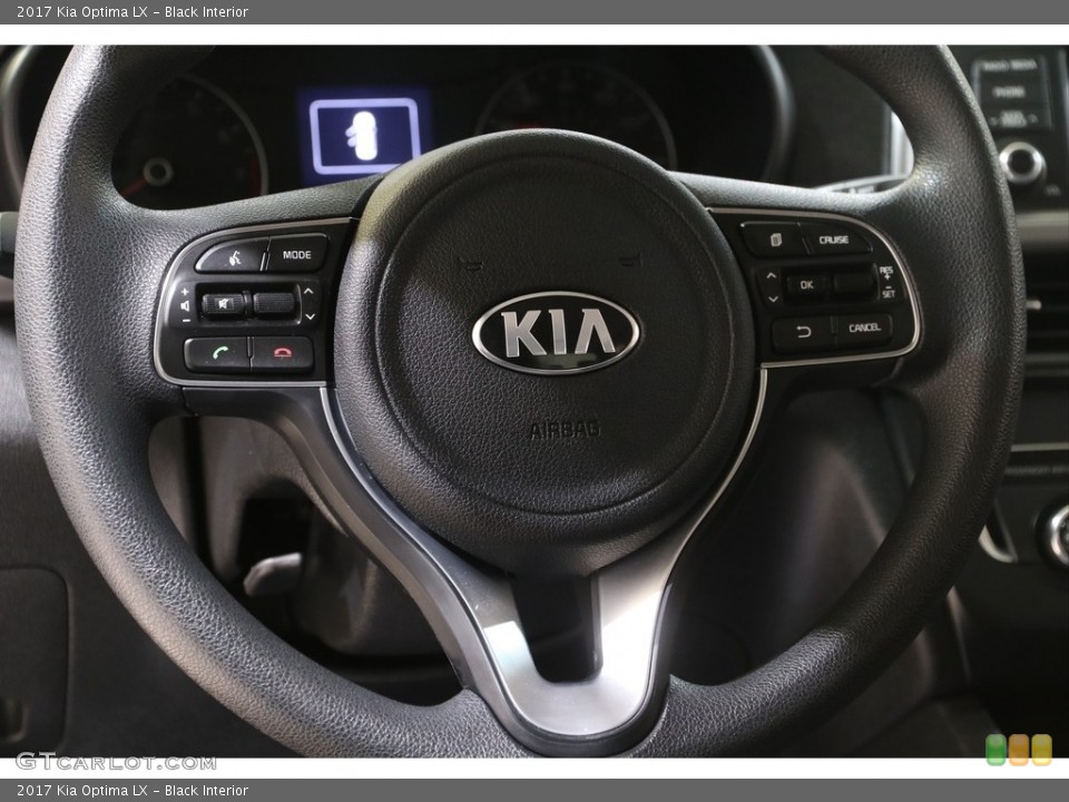 Black Interior Steering Wheel for the 2017 Kia Optima LX #140989671