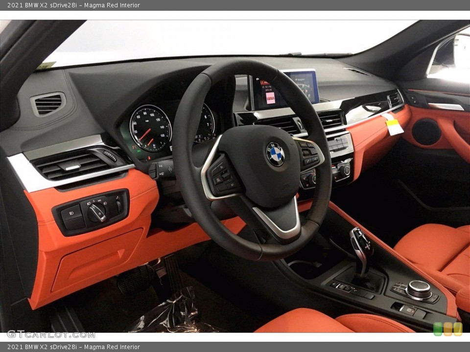 Magma Red Interior Dashboard for the 2021 BMW X2 sDrive28i #140989831