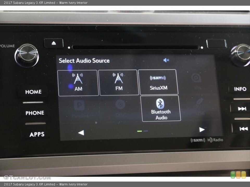 Warm Ivory Interior Controls for the 2017 Subaru Legacy 3.6R Limited #140990562