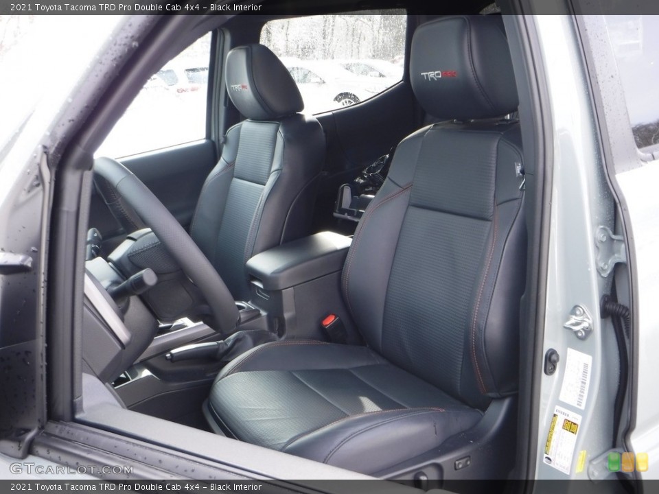 Black Interior Front Seat for the 2021 Toyota Tacoma TRD Pro Double Cab 4x4 #140991642