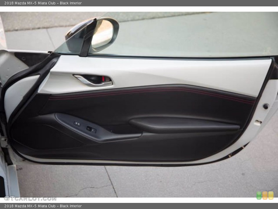 Black Interior Door Panel for the 2018 Mazda MX-5 Miata Club #140992416