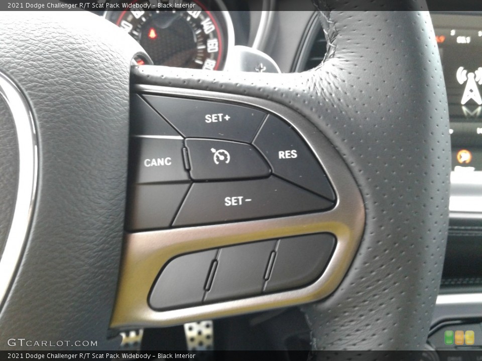 Black Interior Steering Wheel for the 2021 Dodge Challenger R/T Scat Pack Widebody #140993166