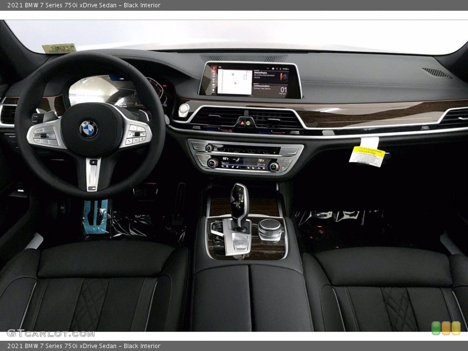 Black Interior Dashboard for the 2021 BMW 7 Series 750i xDrive Sedan #140993424