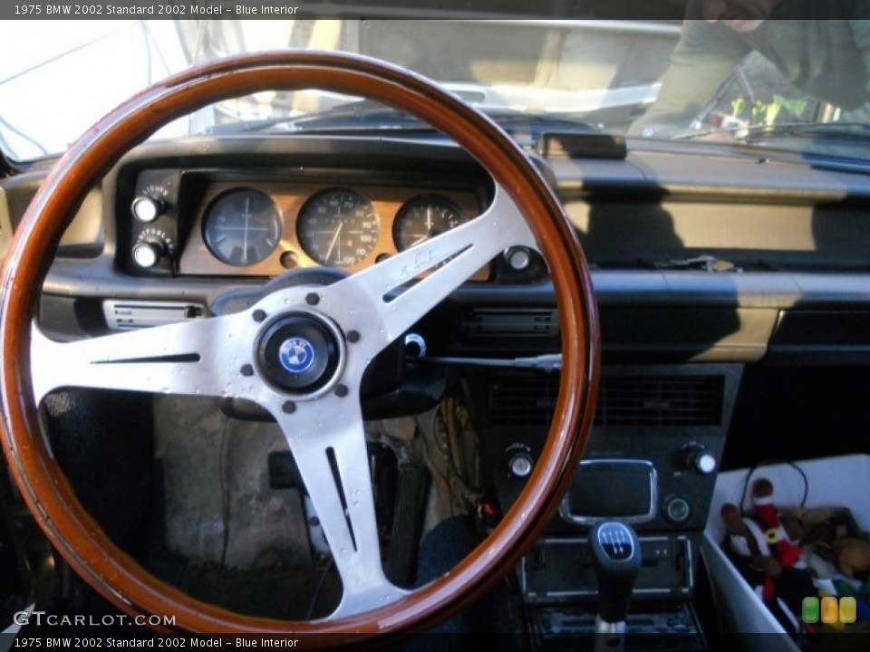 Blue 1975 BMW 2002 Interiors