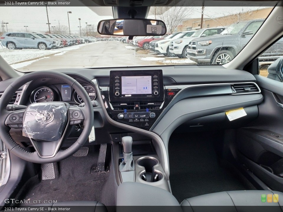 Black Interior Dashboard for the 2021 Toyota Camry SE #140996991