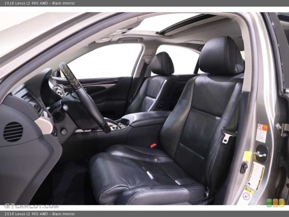 Black Interior Front Seat for the 2016 Lexus LS 460 AWD #140999041