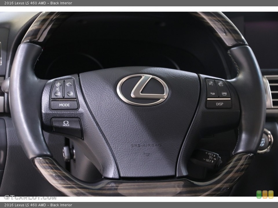 Black Interior Steering Wheel for the 2016 Lexus LS 460 AWD #140999086