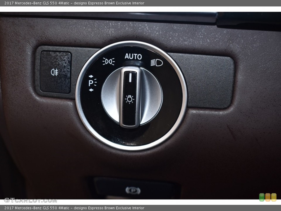 designo Espresso Brown Exclusive Interior Controls for the 2017 Mercedes-Benz GLS 550 4Matic #141001783