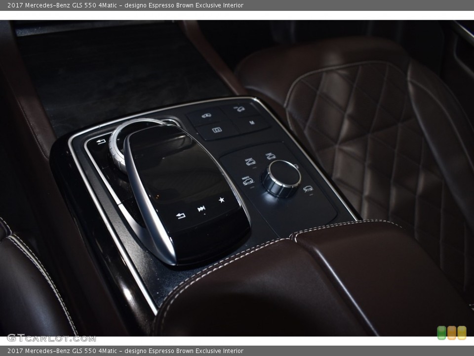 designo Espresso Brown Exclusive Interior Controls for the 2017 Mercedes-Benz GLS 550 4Matic #141001870