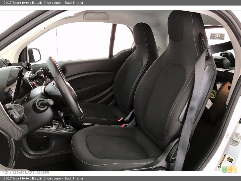 Black Interior Front Seat for the 2017 Smart fortwo Electric Drive coupe #141008048