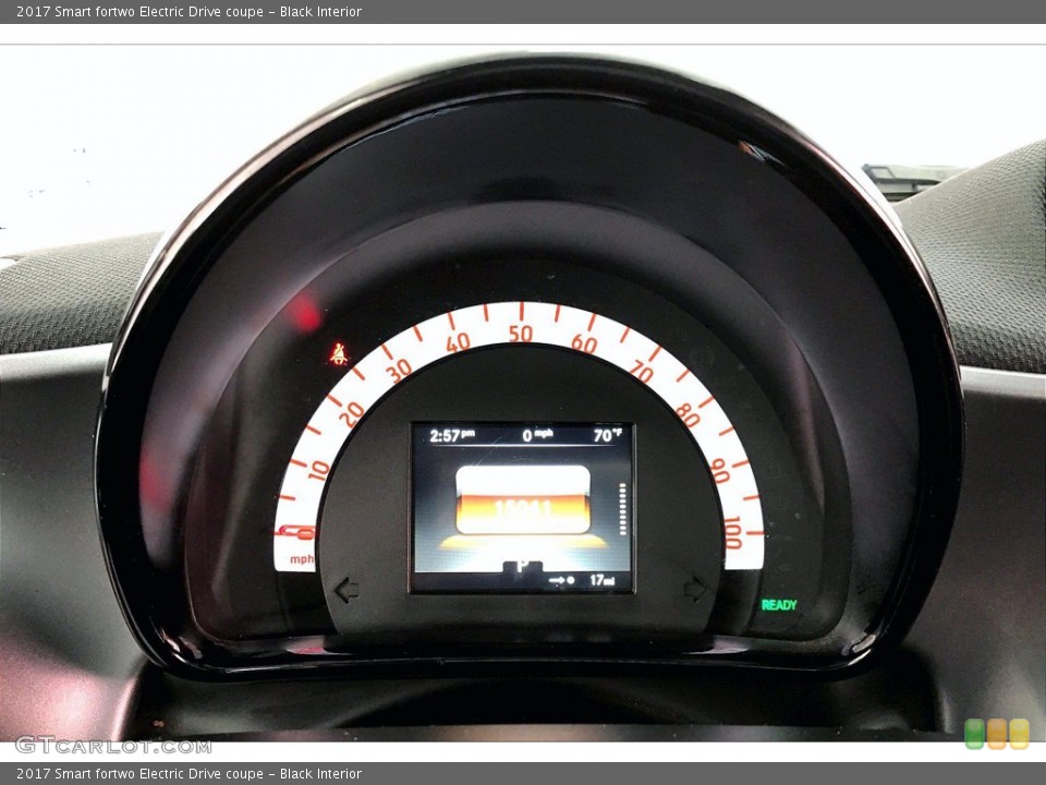 Black Interior Gauges for the 2017 Smart fortwo Electric Drive coupe #141008119