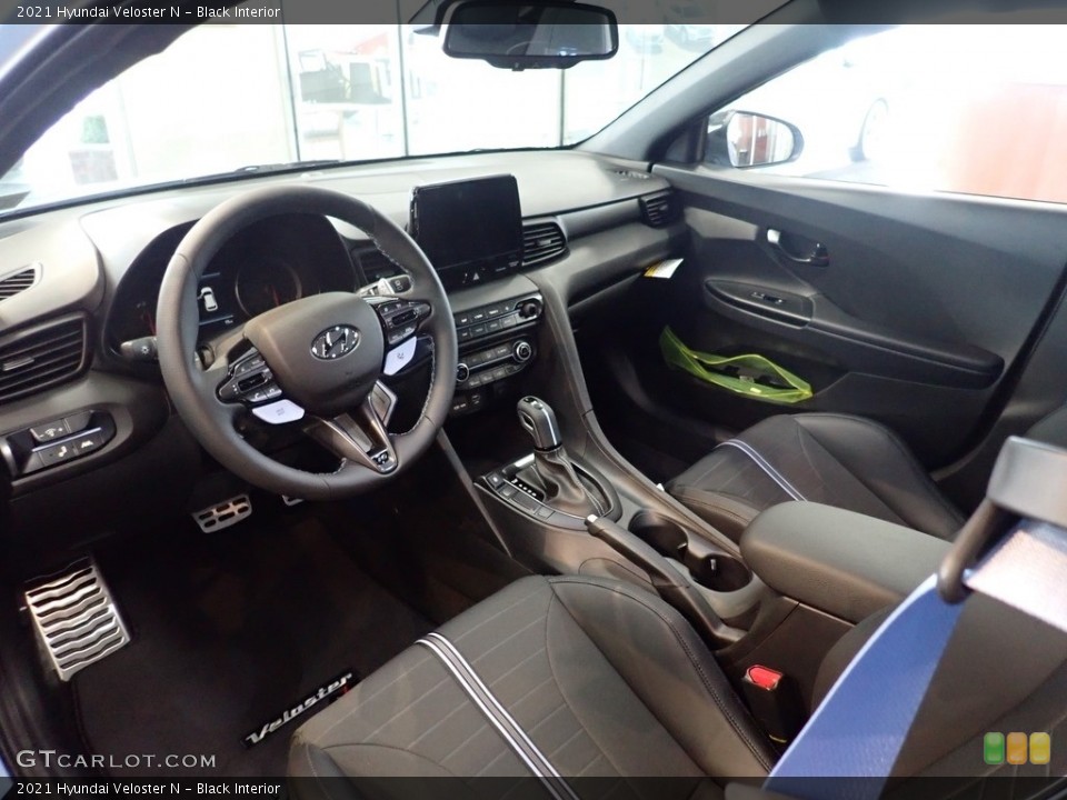 Black 2021 Hyundai Veloster Interiors