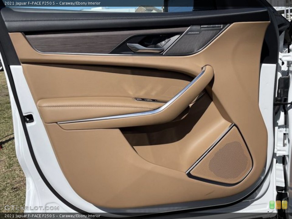 Caraway/Ebony Interior Door Panel for the 2021 Jaguar F-PACE P250 S #141009413