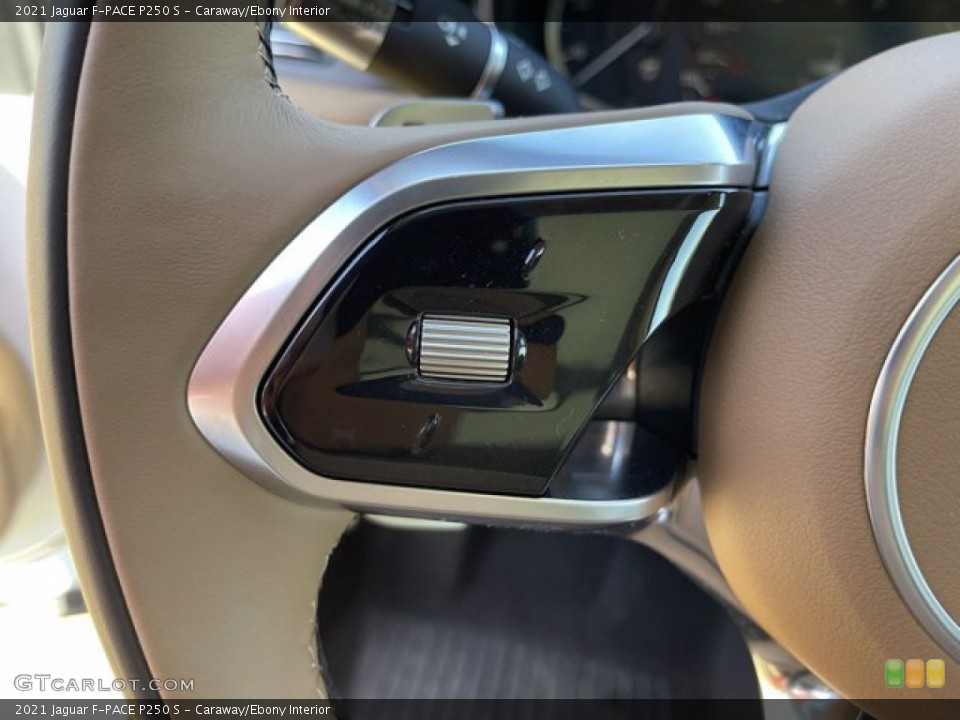 Caraway/Ebony Interior Steering Wheel for the 2021 Jaguar F-PACE P250 S #141009526