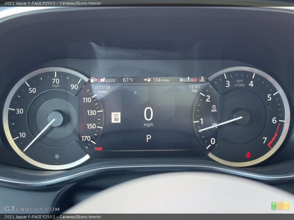 Caraway/Ebony Interior Gauges for the 2021 Jaguar F-PACE P250 S #141009586