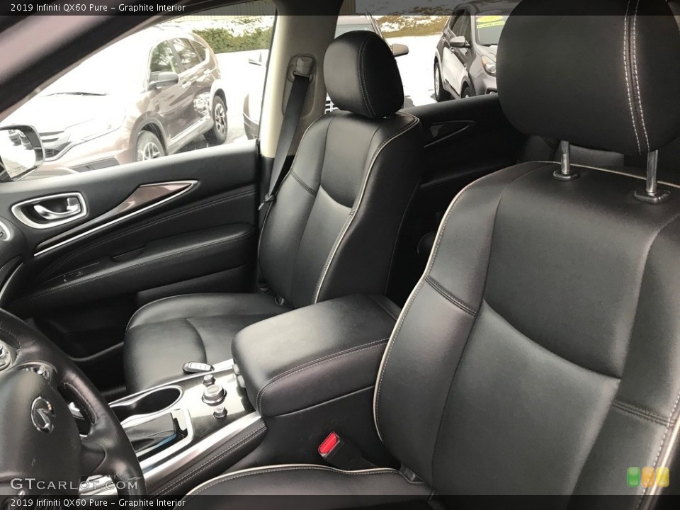 Graphite Interior Front Seat for the 2019 Infiniti QX60 Pure #141011432