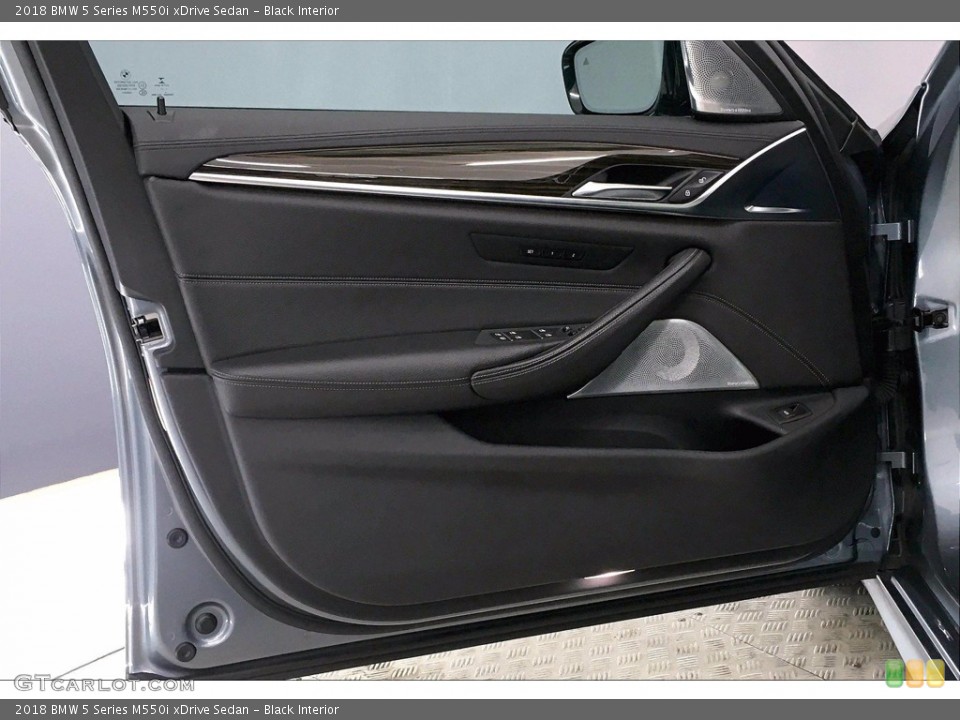 Black Interior Door Panel for the 2018 BMW 5 Series M550i xDrive Sedan #141012502