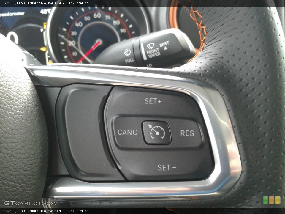 Black Interior Steering Wheel for the 2021 Jeep Gladiator Mojave 4x4 #141014783