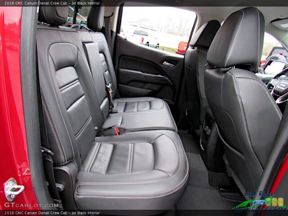 Jet Black Interior Rear Seat for the 2018 GMC Canyon Denali Crew Cab #141018222