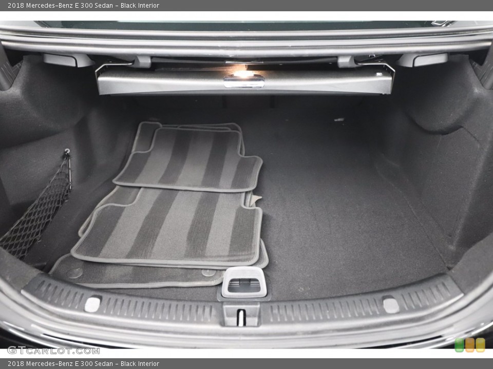 Black Interior Trunk for the 2018 Mercedes-Benz E 300 Sedan #141019378