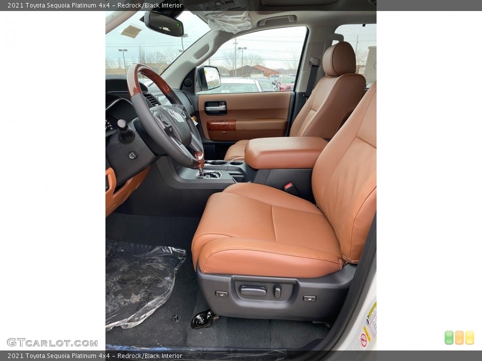 Redrock/Black 2021 Toyota Sequoia Interiors