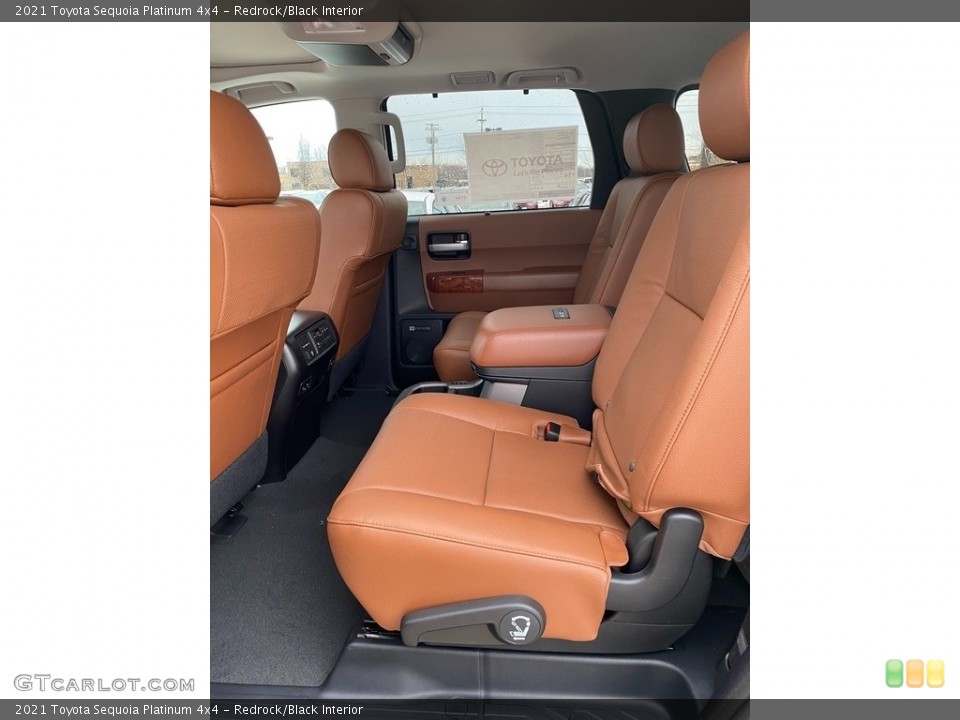 Redrock/Black Interior Rear Seat for the 2021 Toyota Sequoia Platinum 4x4 #141020329