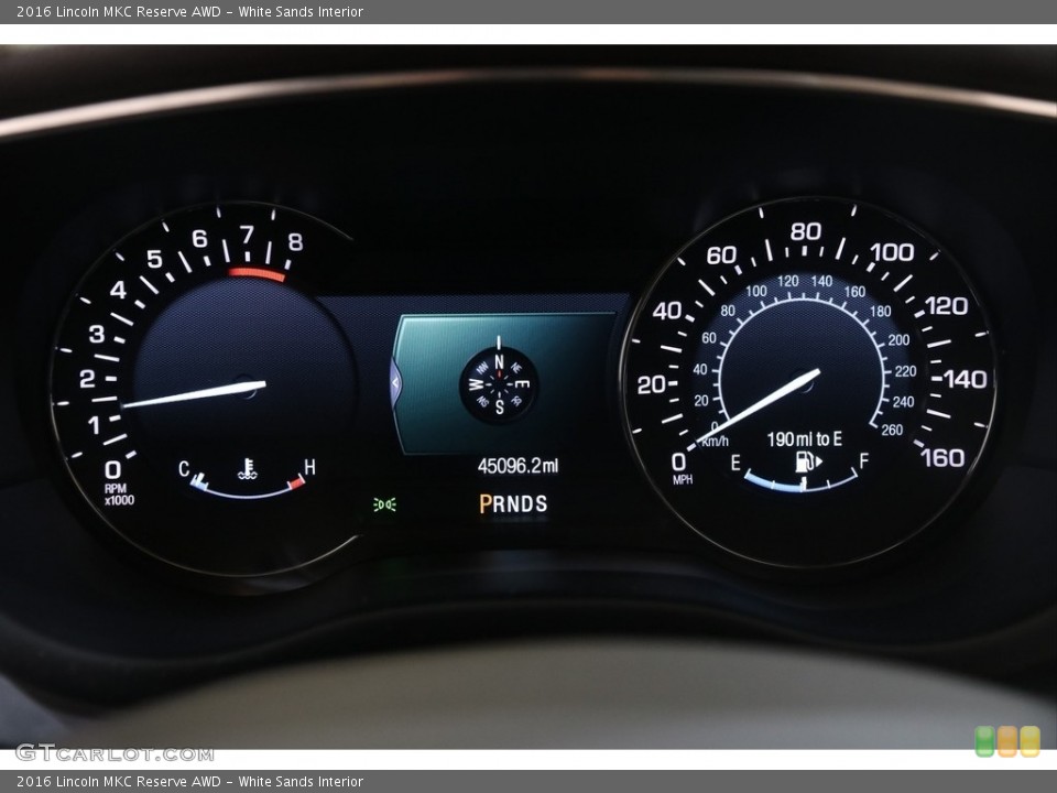 White Sands Interior Gauges for the 2016 Lincoln MKC Reserve AWD #141021997