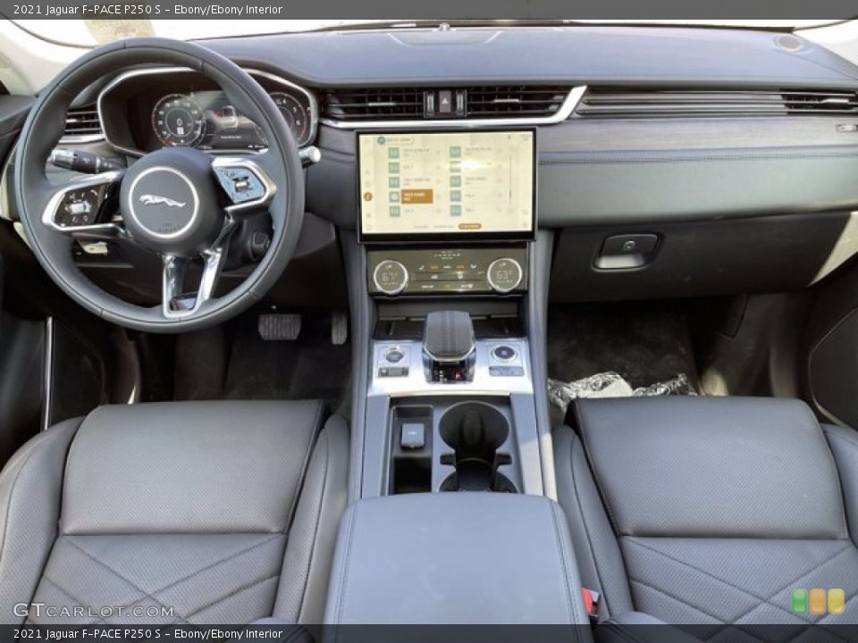 Ebony/Ebony Interior Photo for the 2021 Jaguar F-PACE P250 S #141026697
