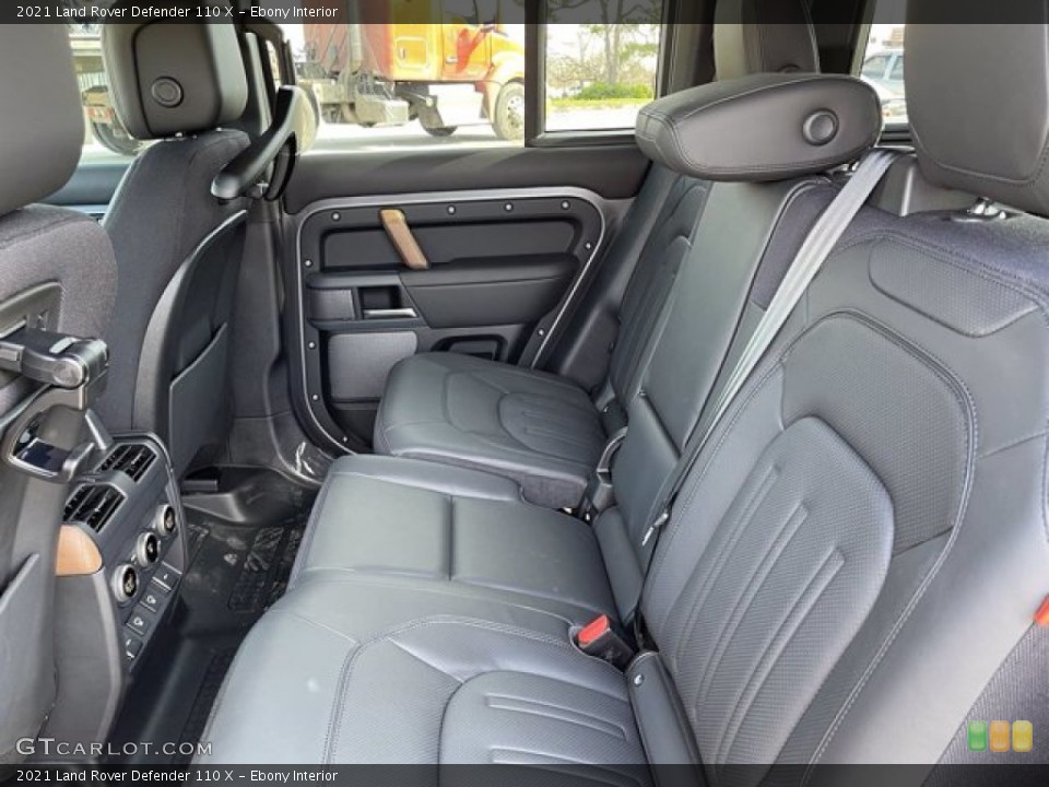 Ebony Interior Rear Seat for the 2021 Land Rover Defender 110 X #141027304