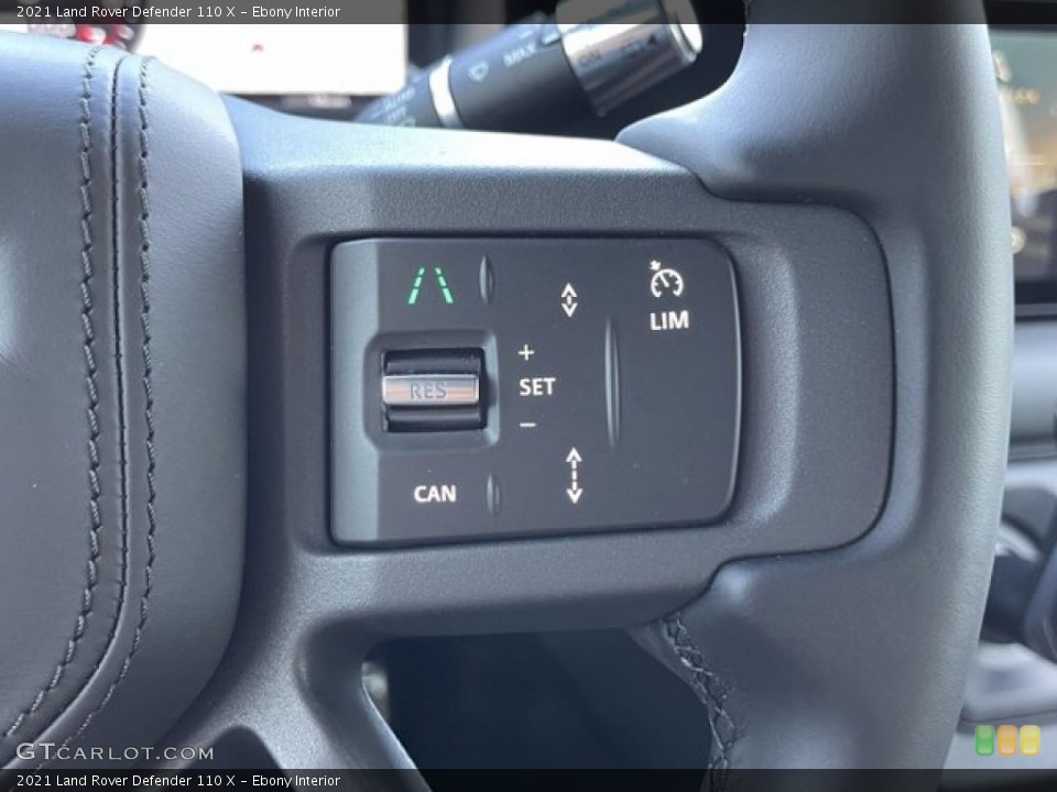 Ebony Interior Steering Wheel for the 2021 Land Rover Defender 110 X #141027557