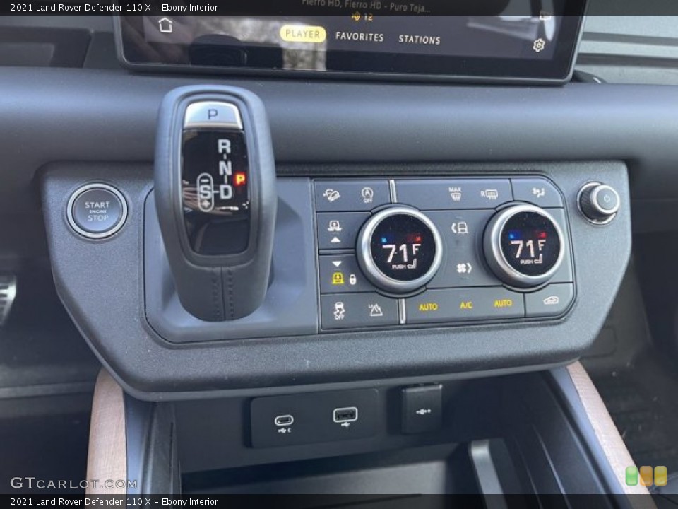 Ebony Interior Controls for the 2021 Land Rover Defender 110 X #141027709