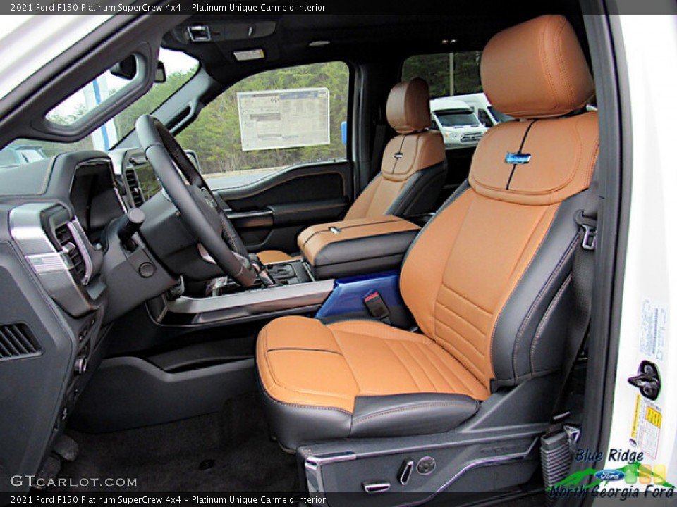 Platinum Unique Carmelo Interior Front Seat for the 2021 Ford F150 Platinum SuperCrew 4x4 #141031631