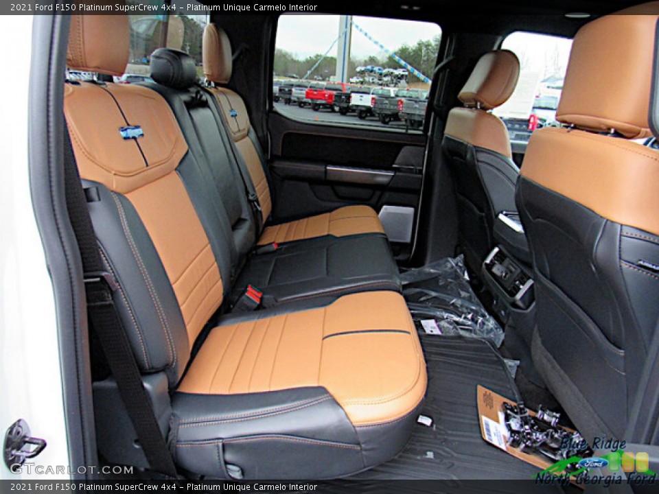 Platinum Unique Carmelo Interior Rear Seat for the 2021 Ford F150 Platinum SuperCrew 4x4 #141031685