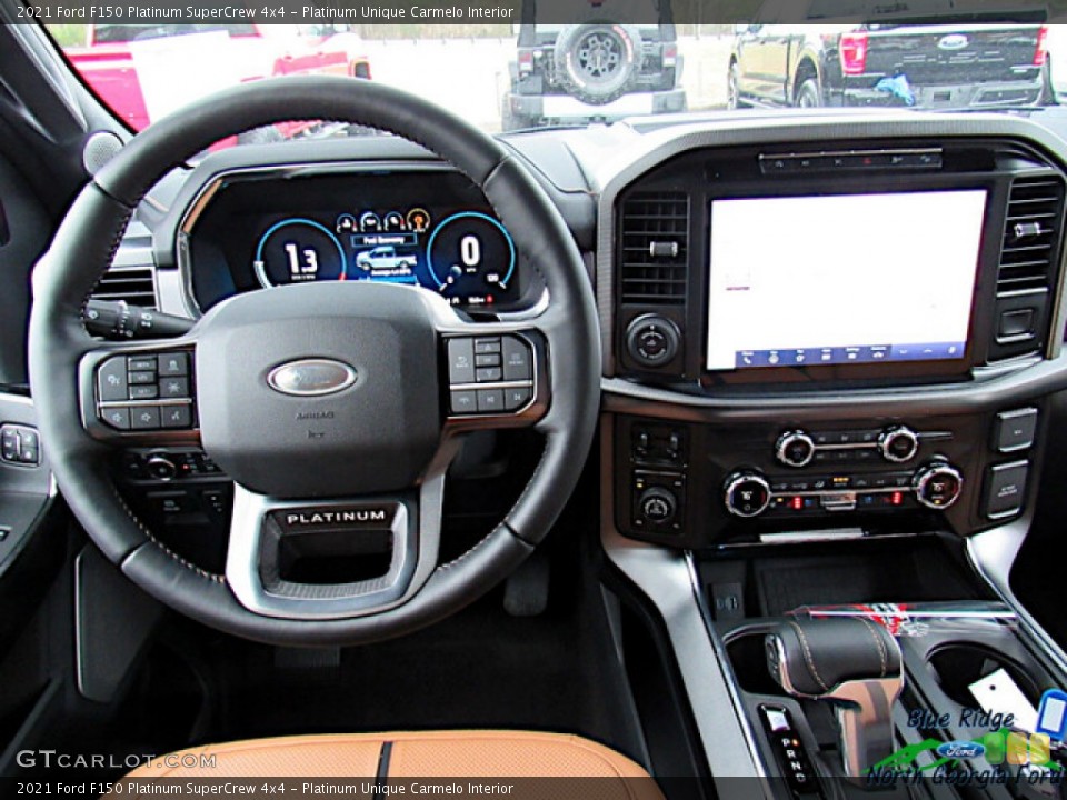 Platinum Unique Carmelo Interior Dashboard for the 2021 Ford F150 Platinum SuperCrew 4x4 #141031736