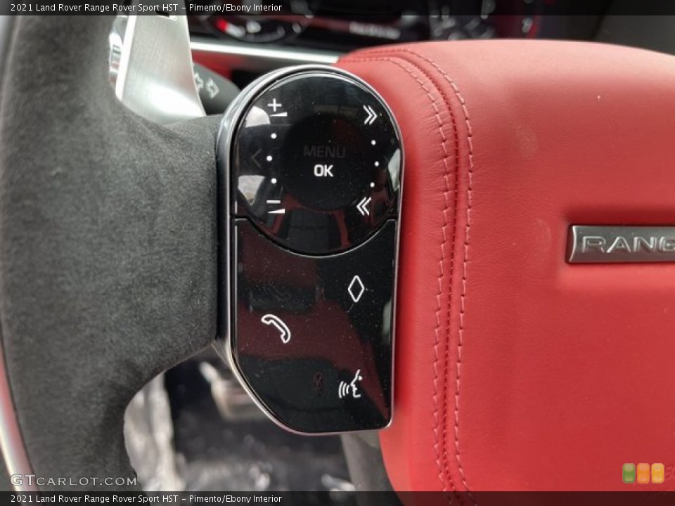 Pimento/Ebony Interior Steering Wheel for the 2021 Land Rover Range Rover Sport HST #141031947