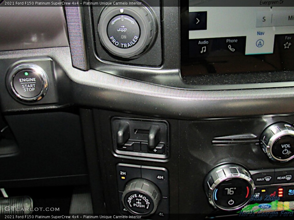 Platinum Unique Carmelo Interior Controls for the 2021 Ford F150 Platinum SuperCrew 4x4 #141031948