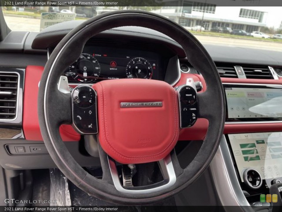 Pimento/Ebony Interior Steering Wheel for the 2021 Land Rover Range Rover Sport HST #141032003