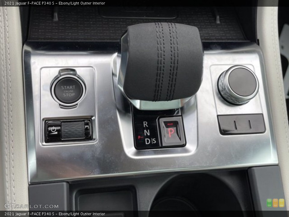 Ebony/Light Oyster Interior Transmission for the 2021 Jaguar F-PACE P340 S #141032942
