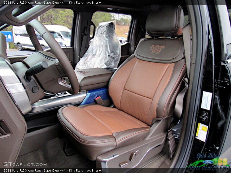 King Ranch Java Interior Front Seat for the 2021 Ford F150 King Ranch SuperCrew 4x4 #141033322
