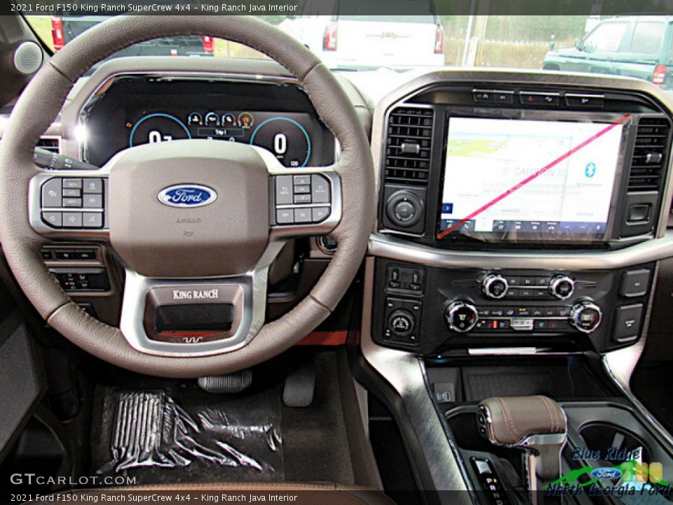 King Ranch Java Interior Dashboard for the 2021 Ford F150 King Ranch SuperCrew 4x4 #141033452