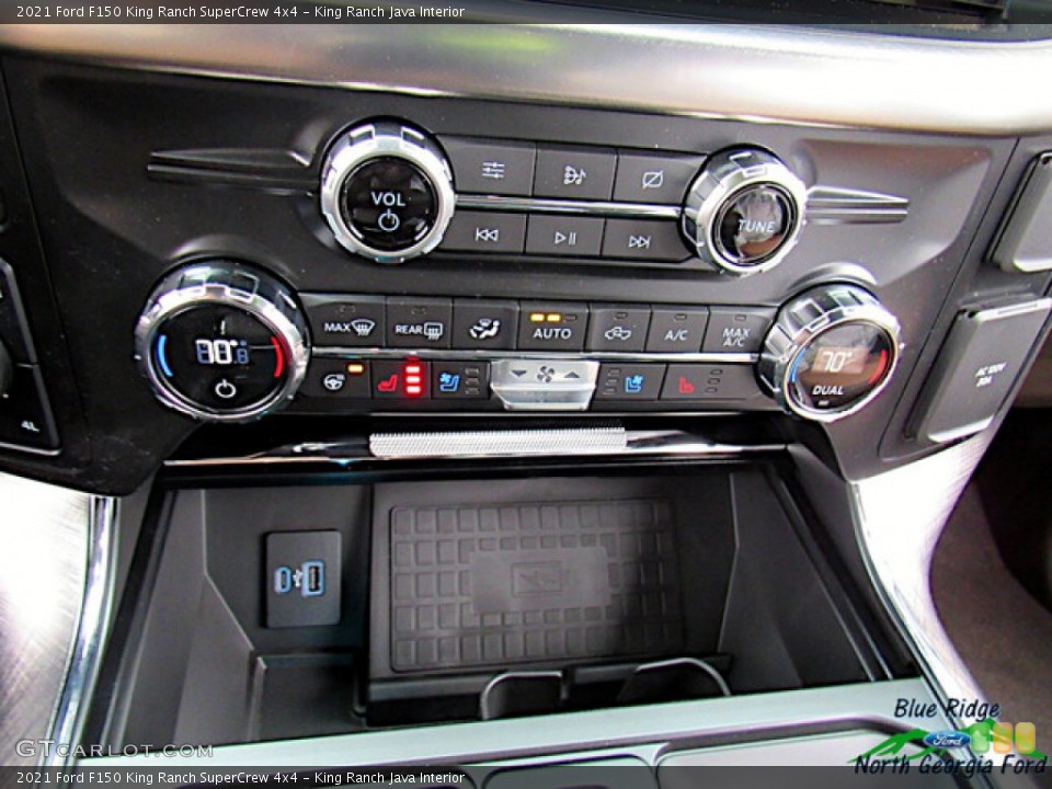 King Ranch Java Interior Controls for the 2021 Ford F150 King Ranch SuperCrew 4x4 #141033666