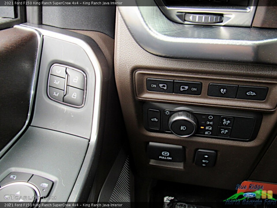 King Ranch Java Interior Controls for the 2021 Ford F150 King Ranch SuperCrew 4x4 #141033728
