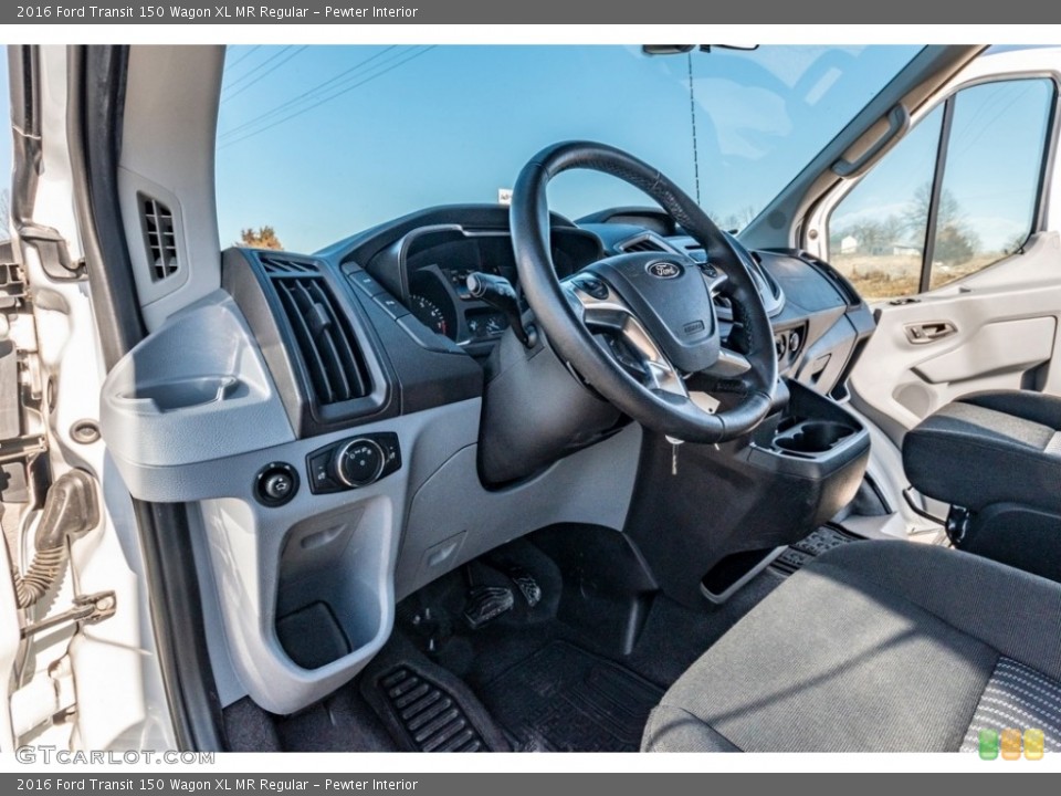 Pewter Interior Photo for the 2016 Ford Transit 150 Wagon XL MR Regular #141038138