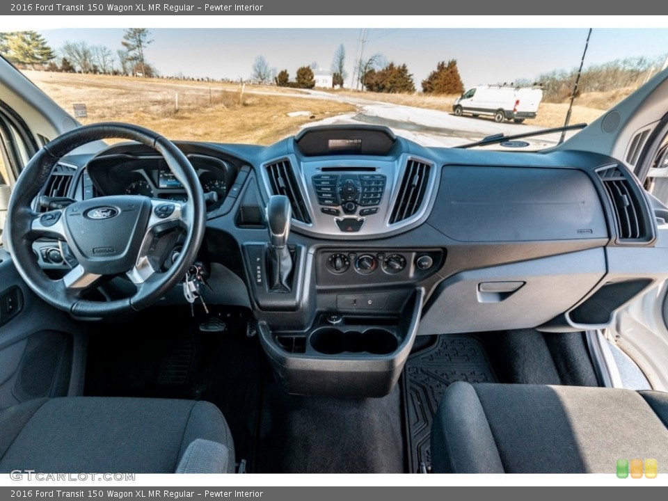 Pewter Interior Dashboard for the 2016 Ford Transit 150 Wagon XL MR Regular #141038423