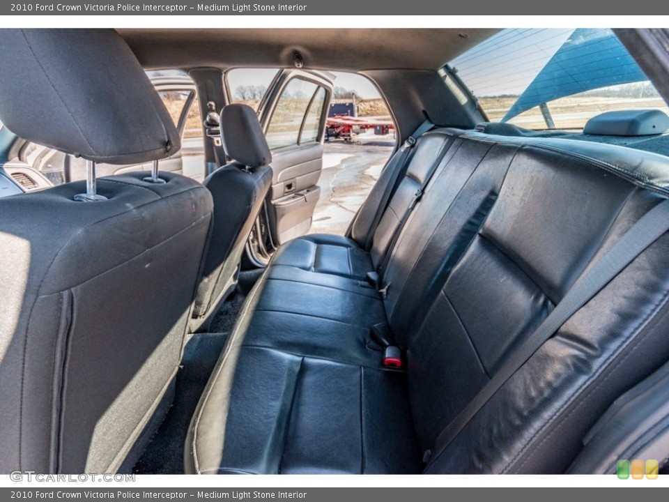 Medium Light Stone Interior Rear Seat for the 2010 Ford Crown Victoria Police Interceptor #141039284