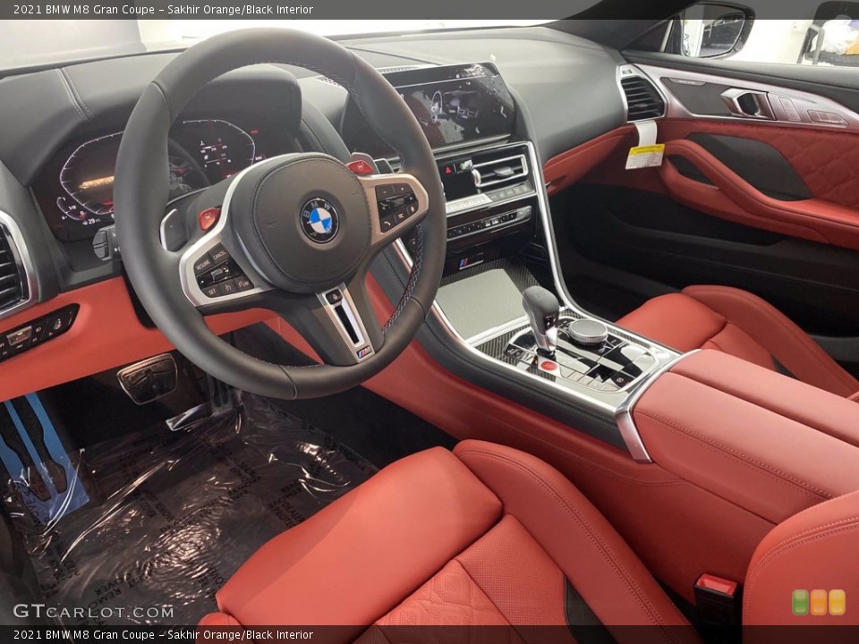 Sakhir Orange/Black Interior Photo for the 2021 BMW M8 Gran Coupe #141043170