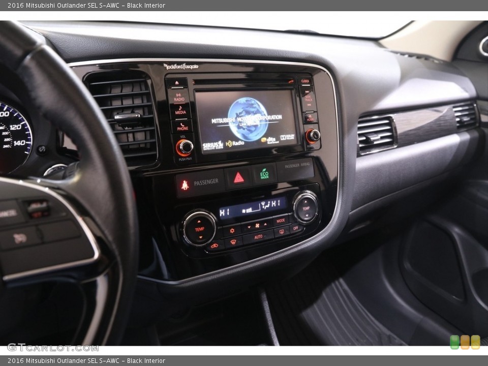 Black Interior Controls for the 2016 Mitsubishi Outlander SEL S-AWC #141043452