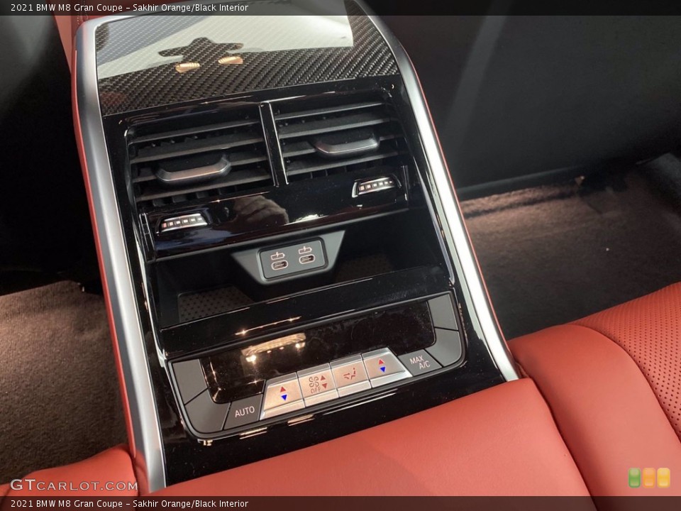 Sakhir Orange/Black Interior Controls for the 2021 BMW M8 Gran Coupe #141043659