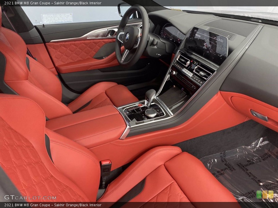 Sakhir Orange/Black Interior Photo for the 2021 BMW M8 Gran Coupe #141043734